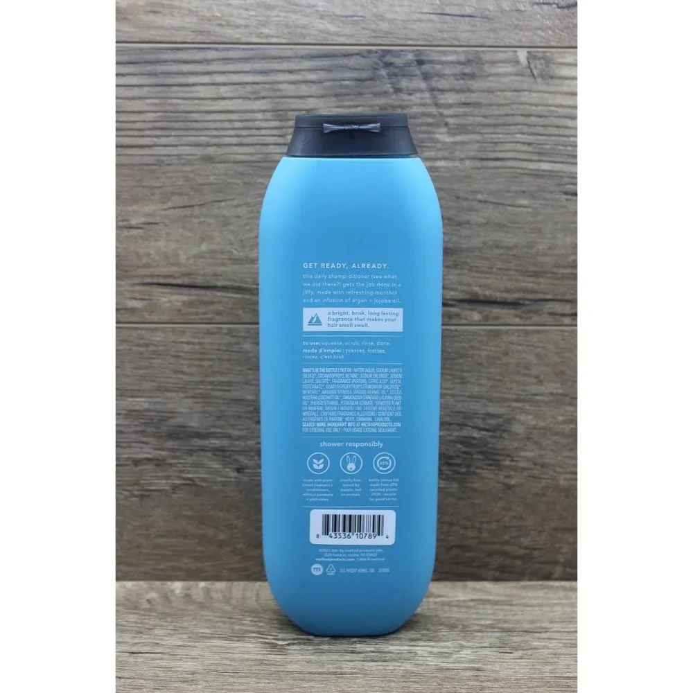 Method Men Galcier Granite 2 in 1 shampoo conditioner menthol‎ argan jojoba oils